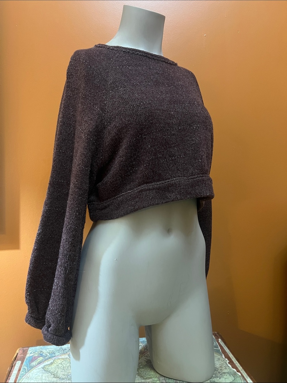 Cropped free people sweater. XS